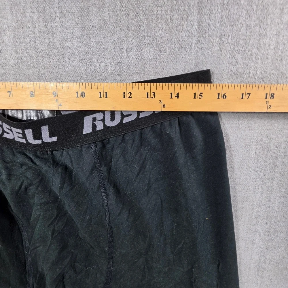 Russell Dri-Power 360 Leggings Men Large Black Performance Base Layer Tights